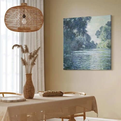  Slika - Claude Monet &amp;ndash; A Stretch of the Seine near Giverny 60x60 Premium Print Slike
