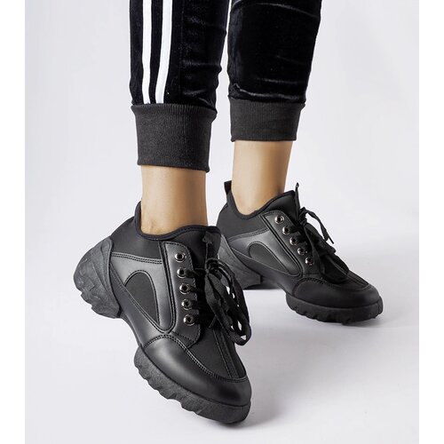 Gemre Black sneakers with a flexible upper Abal Cene