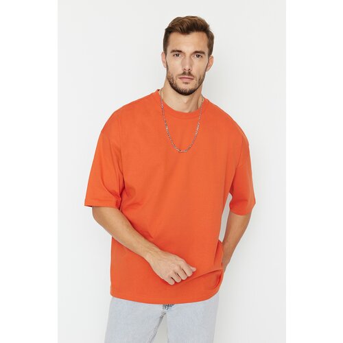Trendyol T-Shirt - Orange - Oversize Slike
