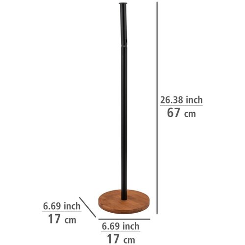 Wenko Crni/smeđi željezni držač za WC papir Serro &amp;ndash; Slike