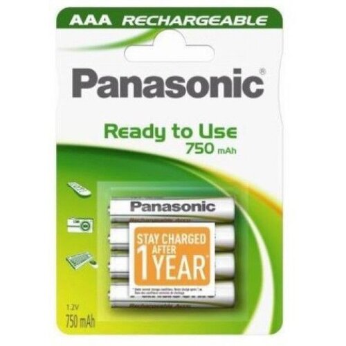 Panasonic baterije HHR-4MVE/4BC, 750mAh, punj. Ready to use Slike