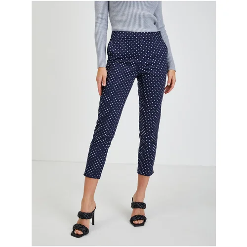 Orsay Dark blue polka dot shortened trousers - Ladies