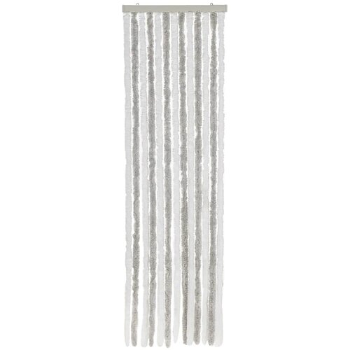  Zastor protiv muha svjetlosivi i bijeli 56x200 cm od &amp;scaron;enila Slike
