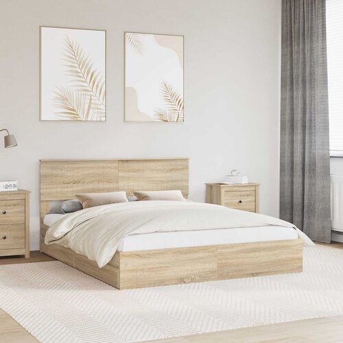  s od storage Sonoma hrast 160 x 200 cm Konstruirano drvo Cene