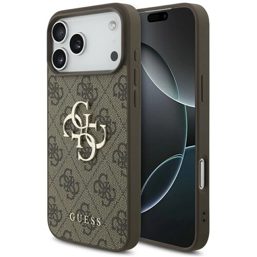 Guess OVITEK 4G Z VELIKIM LOGOM ZA IPHONE 17 PRO MAX ZAŠČITA Z RAZKOŠJEM, (5000338017) Cene