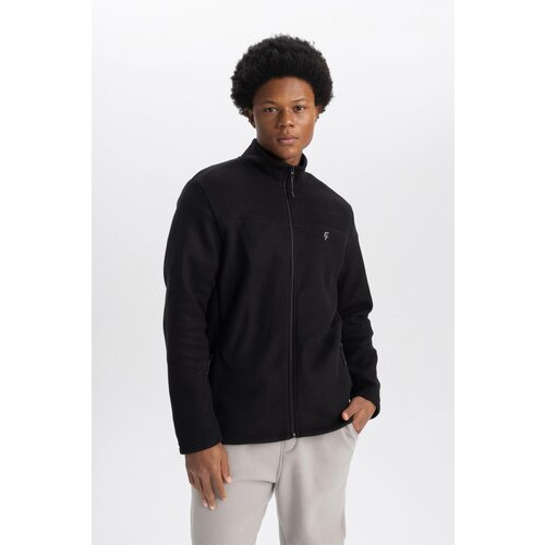 Defacto fit standard fit zippered fleece cardigan Slike