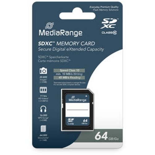 Mediarange CARD SD- 64GB SDXC Klasse 10. 64GB" Cijene