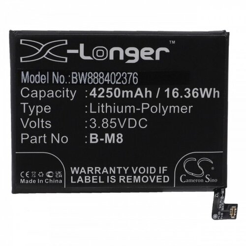 VHBW Baterija za Vivo iQOO Neo 3 5G / Oppo Neo 3, B-M8, 4250 mAh Slike