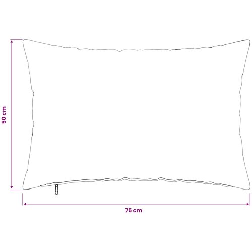  Presvlaka za jastuk 6 pcs HEERLEN Sivosmeđa 50 x 75 cm Slike