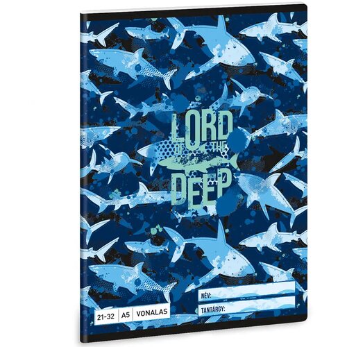 Ars Una lord of the deep bilježnica s morskim psima, A/5 Cijene