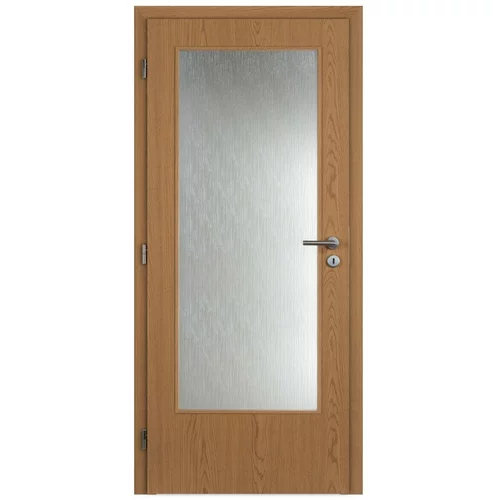DOORNITE sobna vrata sa staklom (D x Š x V: 39 x 850 x 2.000 mm, DIN lijevo, Hrast)