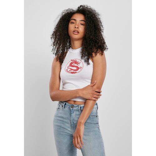Mister Tee Women's turtleneck with a short top in white Cene