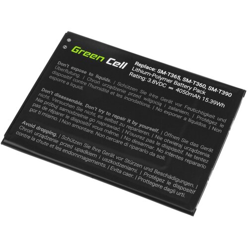 Green cell Baterija za Samsung Galaxy Tab Active / SM-T360 / SM-T365, 4050 mAh Slike
