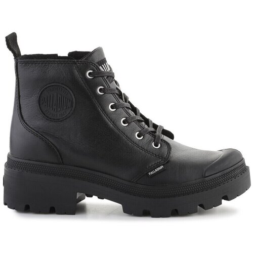 Palladium Pallabase Leather Black Crna Slike