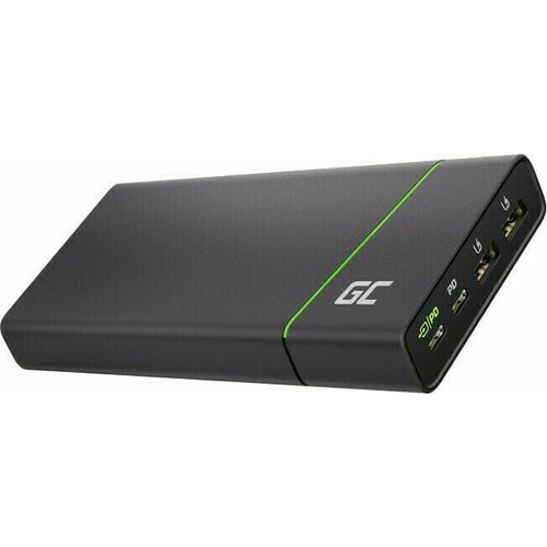 Green cell GC PowerPlay Ultra powerbank (rezervna baterija) 26800 mAh Quick Charge 3.0, Power Delivery LiPo crna Slike