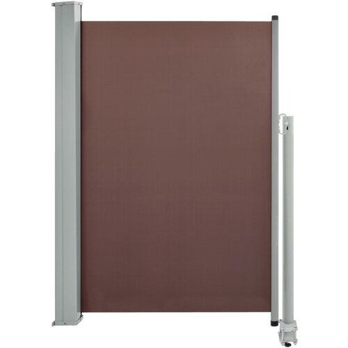 vidaXL Uvlačiva bočna tenda za terasu 120 x 300 cm smeđa Cijene