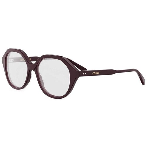 Celine THIN Brown Geometric Eyeglasses ONE SIZE (54) Rjava/Kristalna Cene