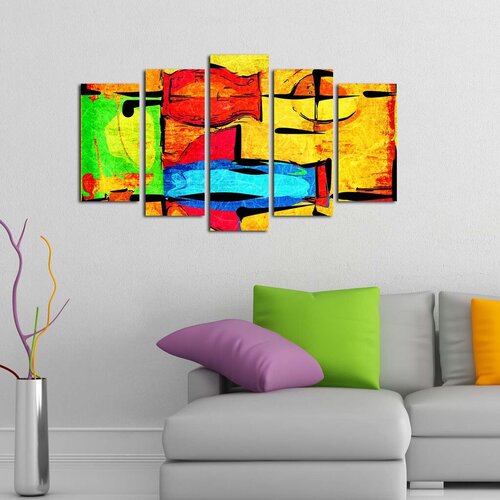 Wallity Set Slika 5ABSMDF-1, 5 Delova Cene