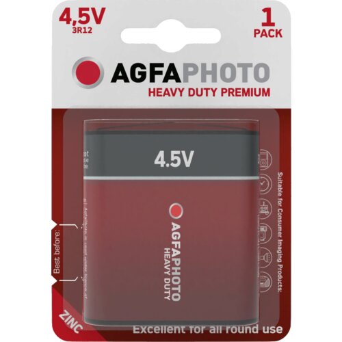 Agfa Baterija Zinc-Carbon, 4.5V Blister Pak. 1 Komad, AF 3R12 Slike