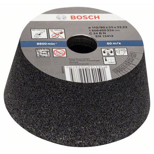 Bosch Brusni lonac, konusni-kamen/beton 1608600239, 90 mm, 110 mm, 55 mm, 24 Slike