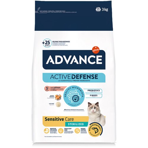 Affinity Advance Advance Cat Sterilized Sensitive - Varčno pakiranje: 2 x 3 kg Slike