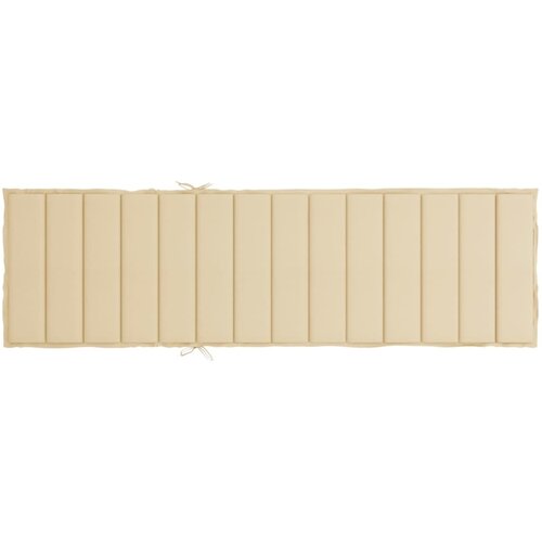  Jastuk za ležaljku bež 200 x 50 x 3 cm od tkanine Oxford Slike