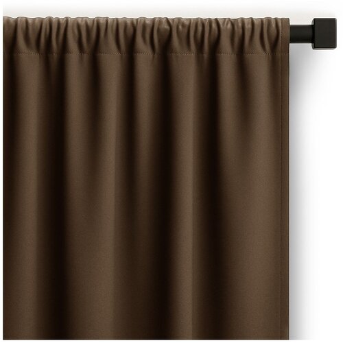 Restilo Smeđa zavjesa za djelomično zamračenje 140x270 cm Carli &ndash; Cijene
