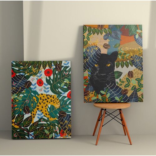 WALLXPERT dekorativna slika na platnu u boji 50 x 70 cm (2 dela) - 2KNV4248 Cene