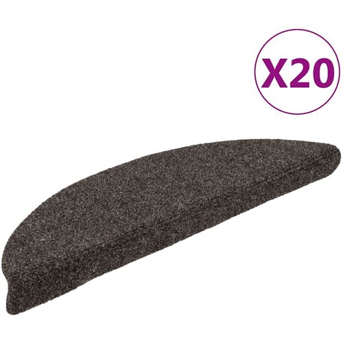 Preproge za stopnice samolepilne 20 kosov antracit 56x17x3 cm Cene