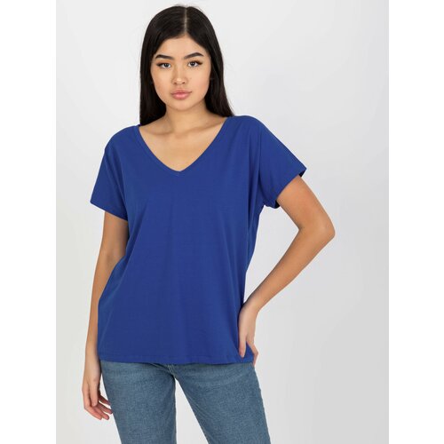 Fashion Hunters Women's T-shirt - blue Slike