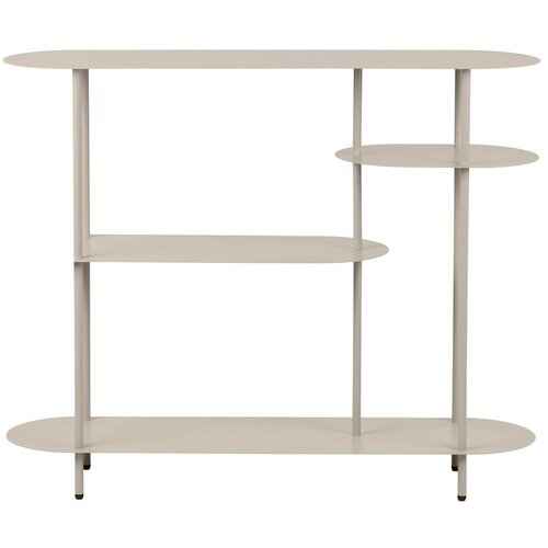 House Nordic Bež metalni regal 118x97x31 cm Rieti &amp;ndash; Slike