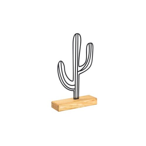 WALLXPERT decorative object figura cactus black Cene