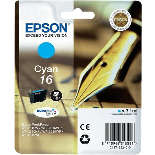 Epson Kartuša 16 (C13T16224010) (modra), original Cene