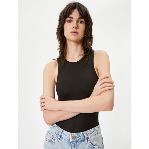 Koton Basic Sleeveless Undershirt Snap-On Halter Neck Slike