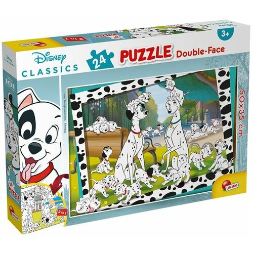 Lisciani Puzzle Disney Classic složi I oboji - 24 dela Slike