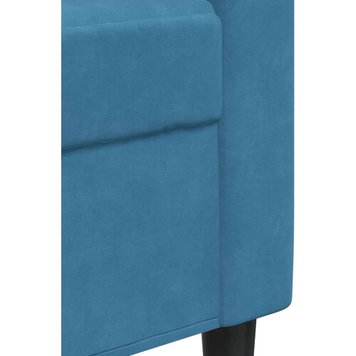 VidaXL 2-dijelni set sofa s jastucima plavi bar&amp;scaron;unasti Slike