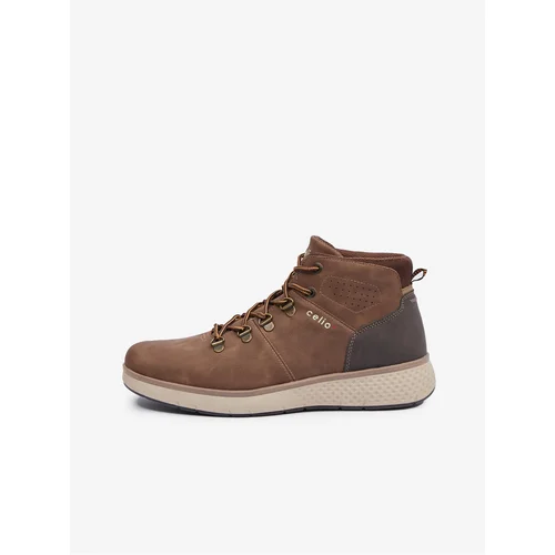 Celio Brown men's winter ankle boots