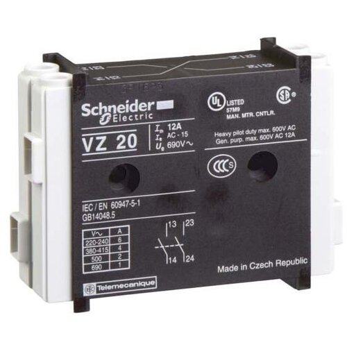 SCHNEIDER APC Schneider Electric Pomožni kontaktni modul 2S f.V1-V6 VZ20, (21223686) Cene