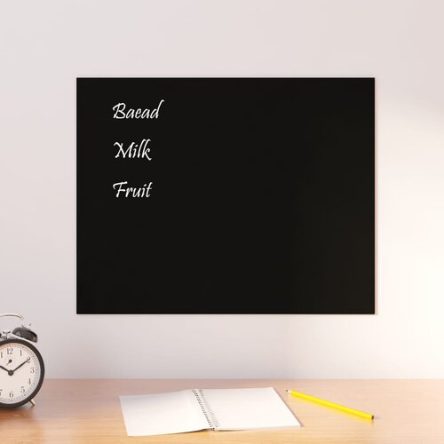 vidaXL Stenska magnetna tabla črna 50x40 cm kaljeno steklo Cene