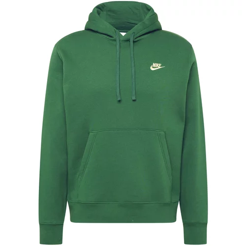Nike Sportswear Sweater majica 'Club Fleece' bež / zelena