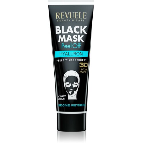 Revuele Black Mask Peel Off Hyaluron Peel off maska za čišćenje s aktivnim ugljenom 80 ml Cijene