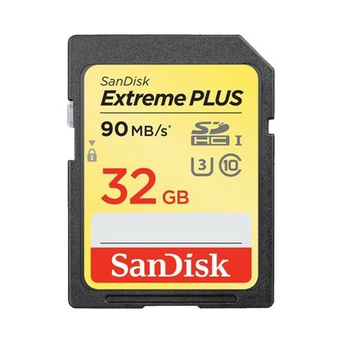 Sandisk Extreme PLUS SDHC 32GB UHS-I U3 - SDSDXS-032G-X46-C10 memorijska kartica Slike