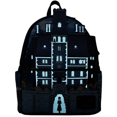 Loungefly Wednesday Nevermore Academy Ruksak Slike