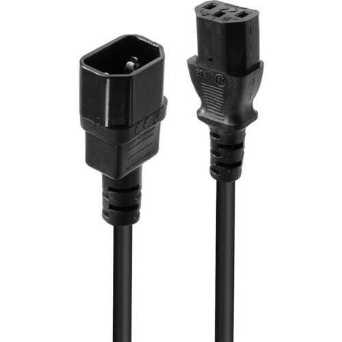 Lindy 30320 napajalni kabel Črna 0,5 m C14 priključek C13 priključek Cene
