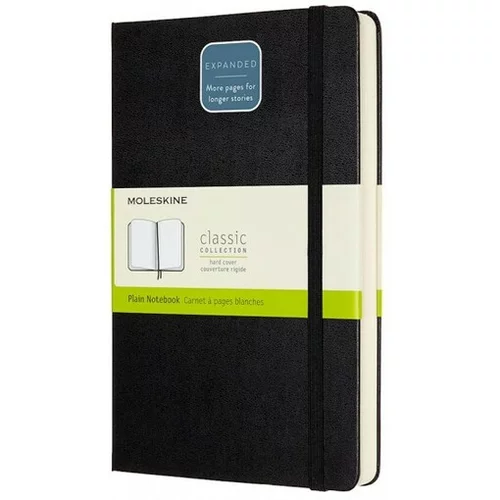 Moleskin E exspanded notebook, lg, brezčrtni, trde platnice M-628028