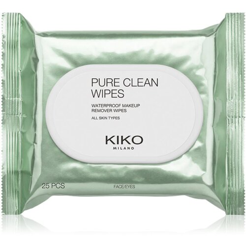 KIKO Milano Pure Clean Wipes maramice za uklanjanje trajnog i vodootpornog make-upa 25 kom Cijene
