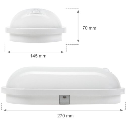  LED tehničko svetlo sa PIR senzorom LED/20W/230V IP54 Slike