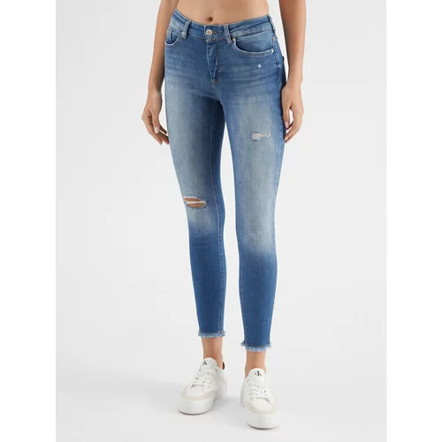 Only Jeans hlače 15282335 Modra Skinny Fit