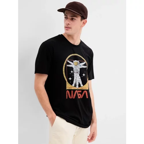 GAP & NASA Majica Črna