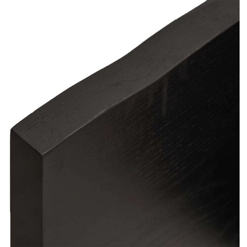vidaXL Stolna ploča tamnosiva 160x60x4 cm obrađena masivna hrastovina Cijene